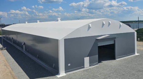 Finest-Hall PVC hall for the French military base in Tapal